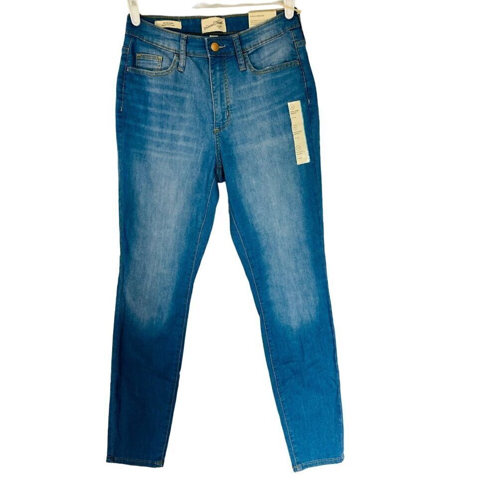 Universal thread, denim pants, blue color, for women, Skinny, size 6